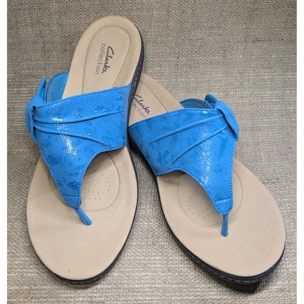 Clarks Laurieann Rae Womens Sandals Size 12 Wide Comfort Cushion Casual